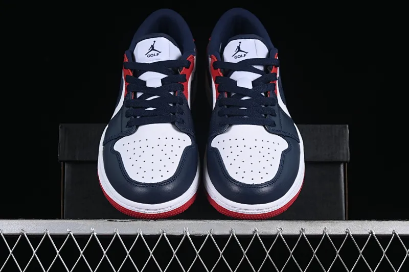 All categories Air Jordan Jordan series basketball shoes Air Jordan 1 Low G version pure original Air Jordan 1 Low Golf AJ1 Joe 1 new golf version black and white toe DD9315-113
